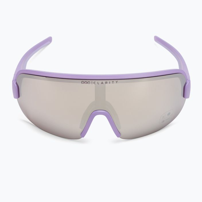 Kerékpáros szemüveg POC Aim purple quartz translucent/clarity road silver 3