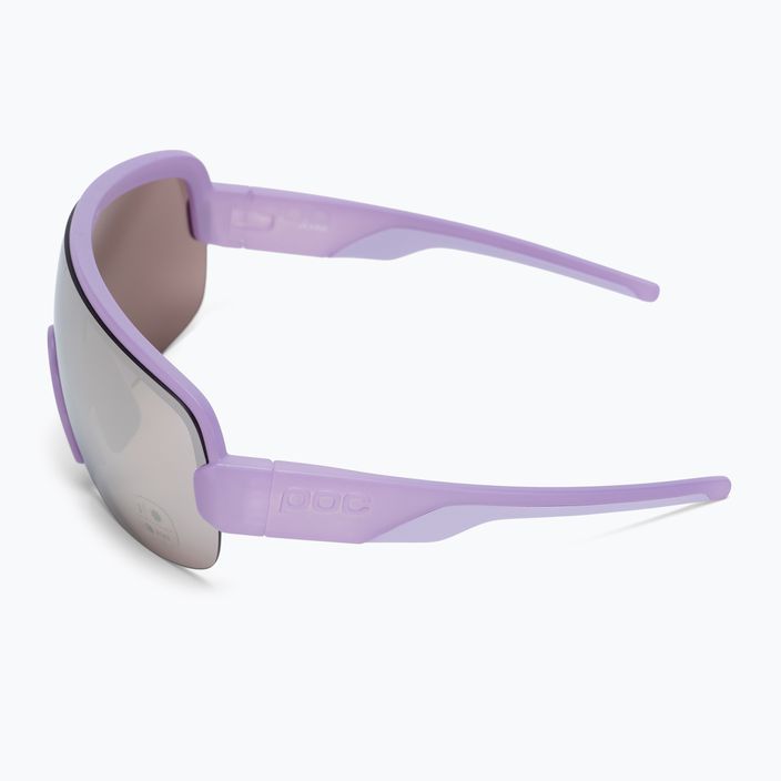 Kerékpáros szemüveg POC Aim purple quartz translucent/clarity road silver 4