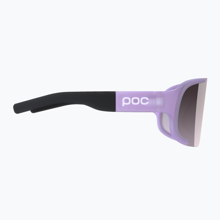 Kerékpáros szemüveg POC Aspire purple quartz translucent/clarity road silver 4