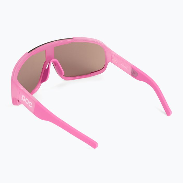 Kerékpáros szemüveg POC Aspire actinium pink translucent/clarity trail silver 2