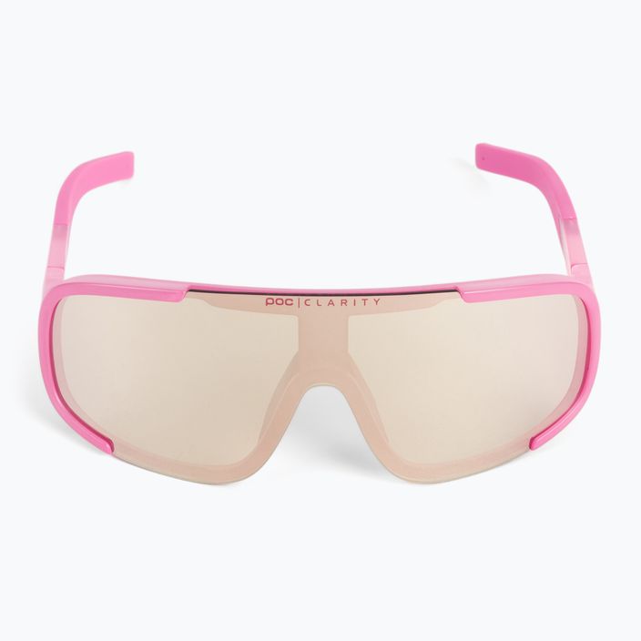 Kerékpáros szemüveg POC Aspire actinium pink translucent/clarity trail silver 3