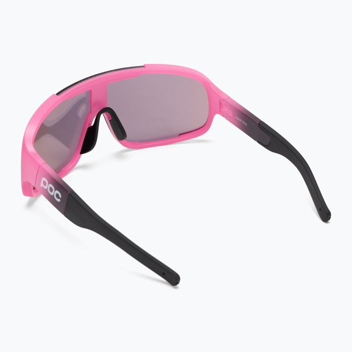Kerékpáros szemüveg POC Aspire pink/uranium black translucent/clarity road gold 2