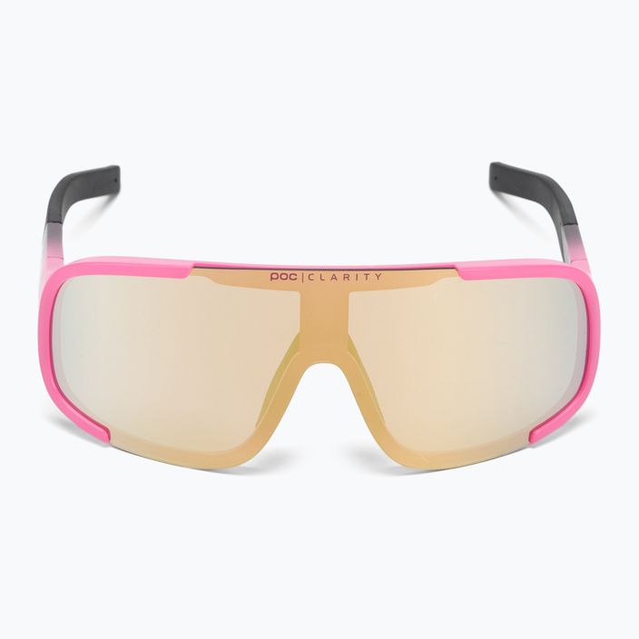 Kerékpáros szemüveg POC Aspire pink/uranium black translucent/clarity road gold 3