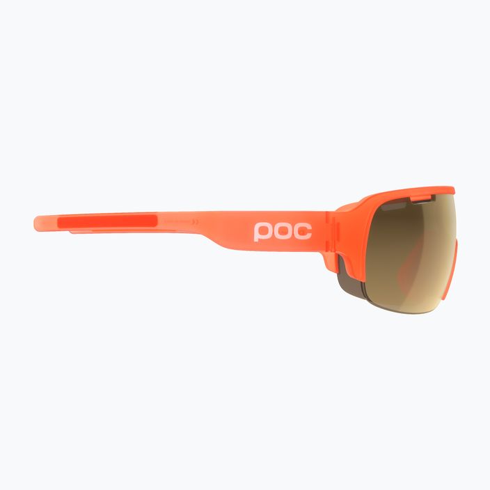 POC Do Half Blade fluoreszkáló narancssárga áttetsző kerékpáros szemüveg 8