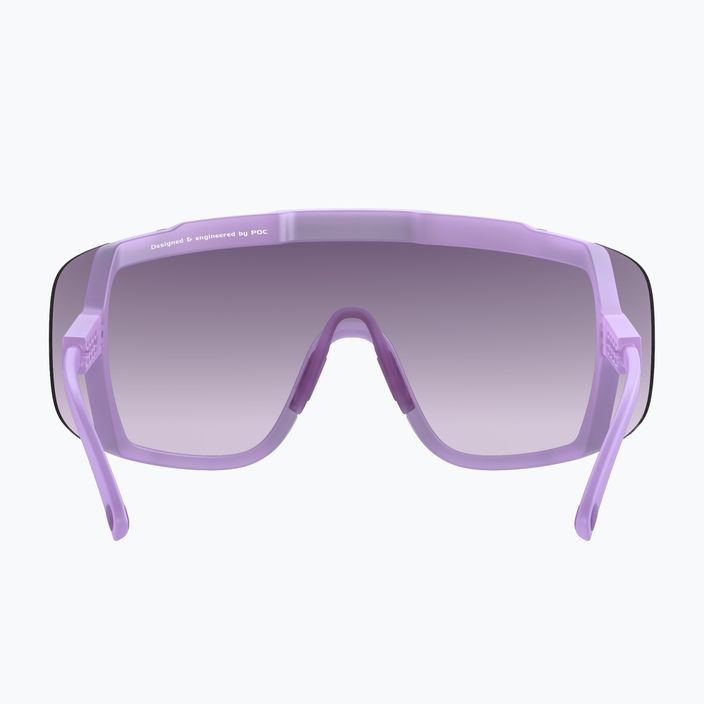 Kerékpáros szemüveg POC Devour purple quartz translucent/clarity road silver 8