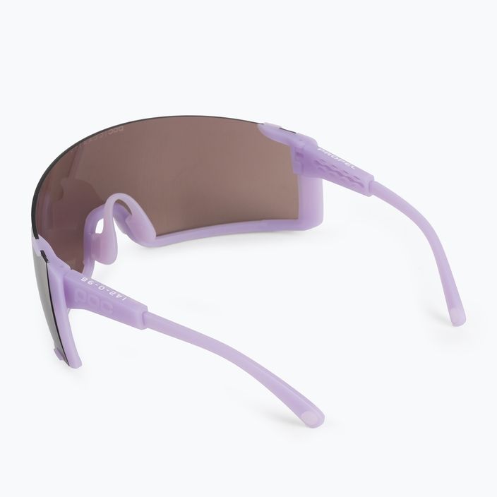 Kerékpáros szemüveg POC Propel purple quartz translucent/clarity road silver 3