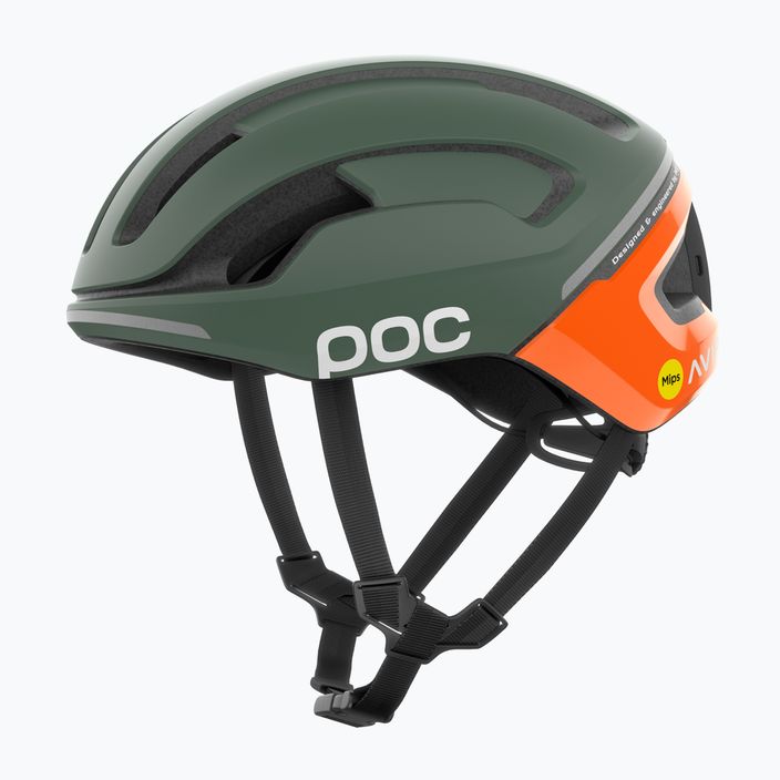 POC Omne Beacon MIPS fluorescent orange avip/epidote green matt kerékpáros sisak 3