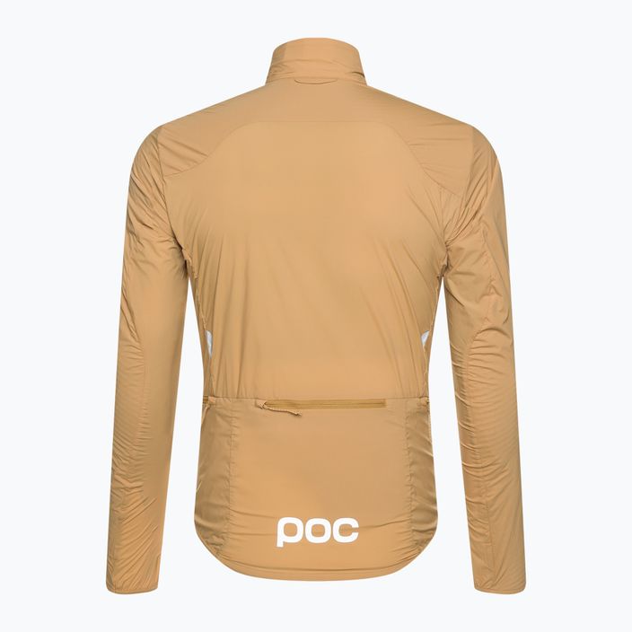 Férfi kerékpáros kabát POC Pro Thermal aragonite brown 2