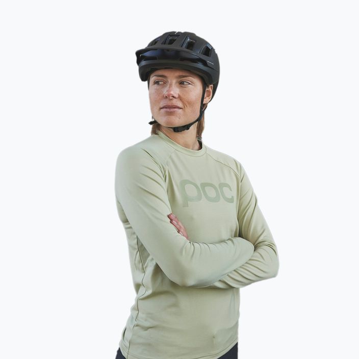 Női kerékpáros hosszú ujjú POC Reform Enduro Jersey prehnite green 3