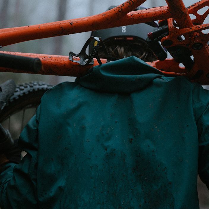 Férfi kerékpáros kabát POC Motion Rain dioptase blue 10