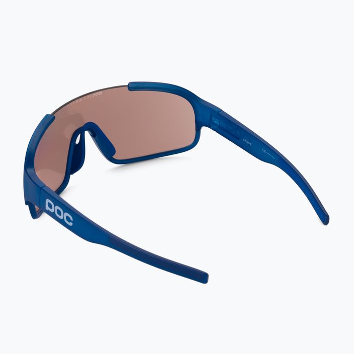 Kerékpáros szemüveg POC Crave opal blue translucent/clarity trail silver 2