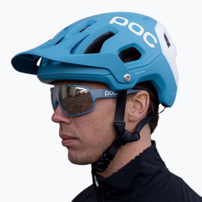 Kerékpáros szemüveg POC Crave opal blue translucent/clarity trail silver 7