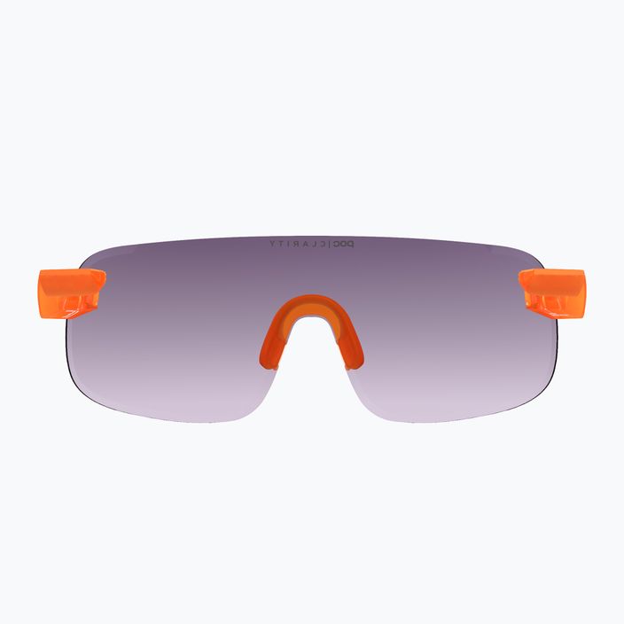 Kerékpáros szemüveg POC Elicit fluorescent orange translucent/clarity road gold 3