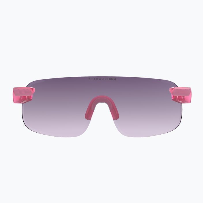 Kerékpáros szemüveg POC Elicit actinium pink translucent/clarity road silver 3