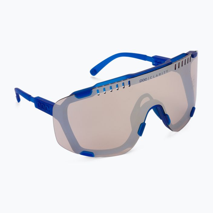 Kerékpáros szemüveg POC Devour opal blue translucent/clarity trail silver 2