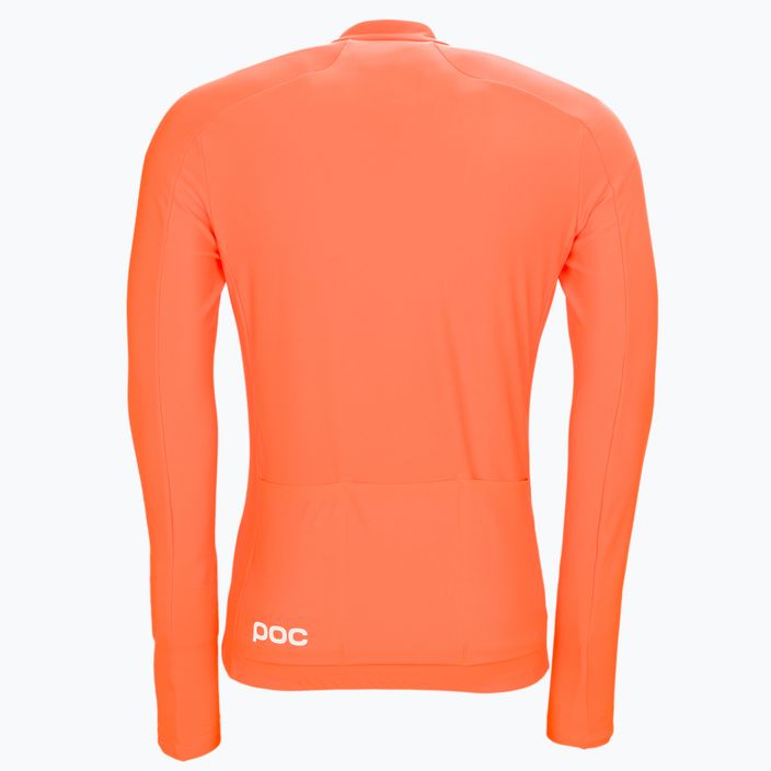 Férfi kerékpáros hosszú ujjú POC Radiant Jersey zink orange 7