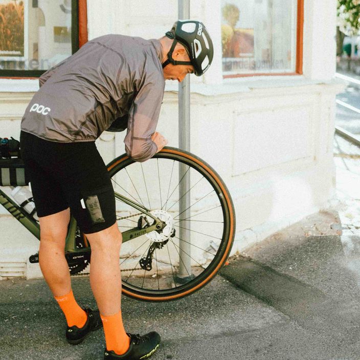 Kerékpáros zokni POC Fluo Mid fluorescent orange 6