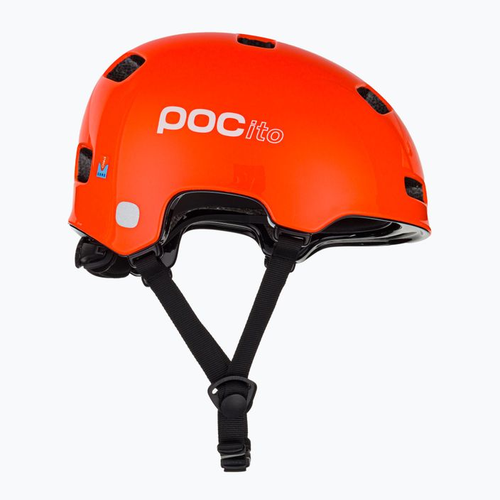 Gyermek biciklis sisak POC Pocito Crane MIPS fluoreszkáló narancssárga 4