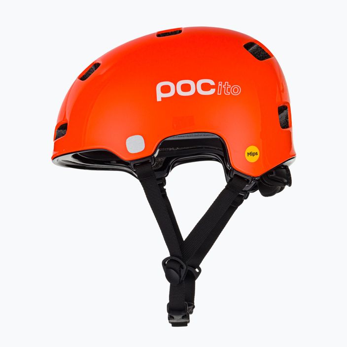 Gyermek biciklis sisak POC Pocito Crane MIPS fluoreszkáló narancssárga 5