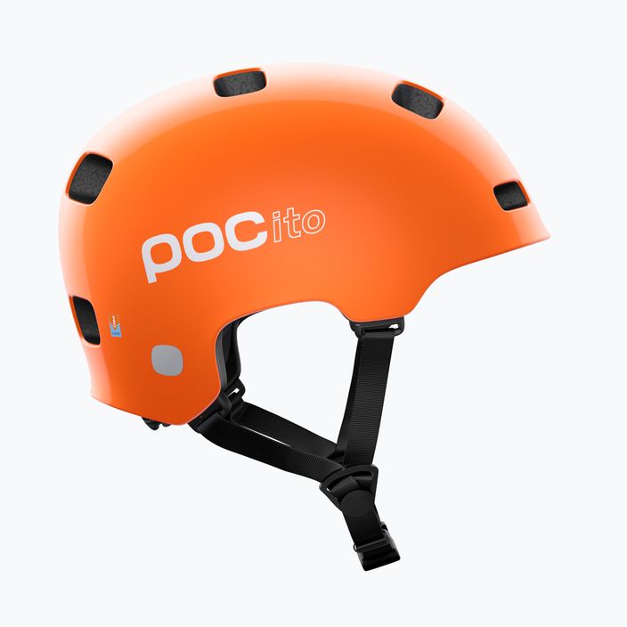 Gyermek biciklis sisak POC Pocito Crane MIPS fluoreszkáló narancssárga 11