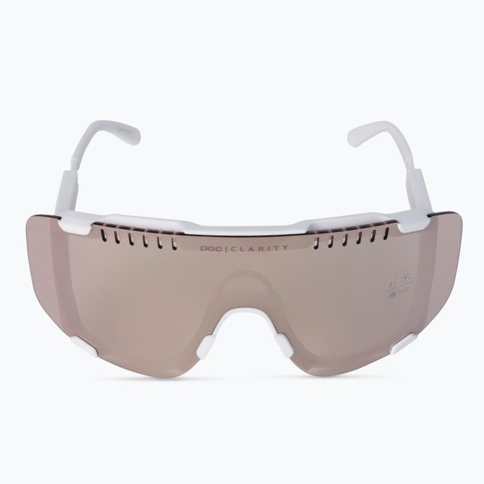 Kerékpáros szemüveg POC Devour hydrogen white/clarity trail silver 4