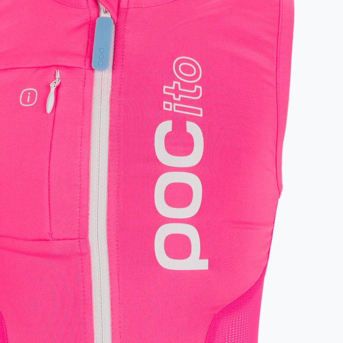 Gyermekbiztonsági mellény POC POCito VPD Air Vest fluorescent pink 3
