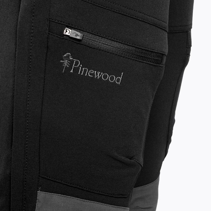 Női Pinewood Finnveden Hybrid fekete/antracit membrán nadrág 5