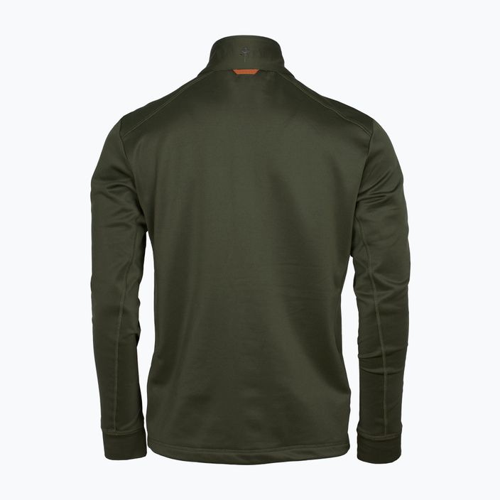 Pinewood Abisko Power Fleece moss green férfi polár pulóver 8