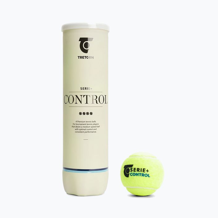 Tretorn Serie+ Control teniszlabda 4 db sárga 3T011 473603