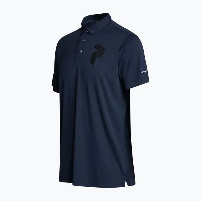 Férfi golf póló póló Peak Performance Panmore tengerészkék G7718404040 2