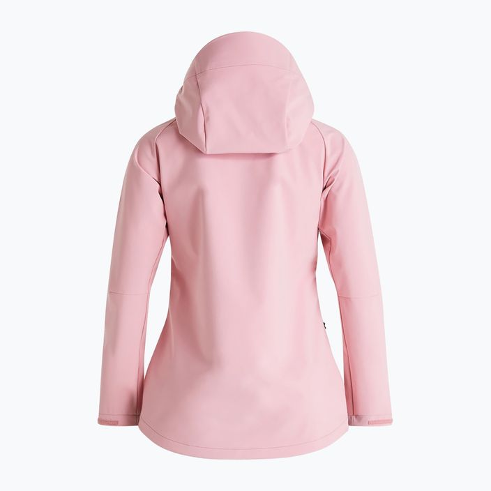 Női softshell dzseki Peak Performance Explore Hood rózsaszín G77109050 3