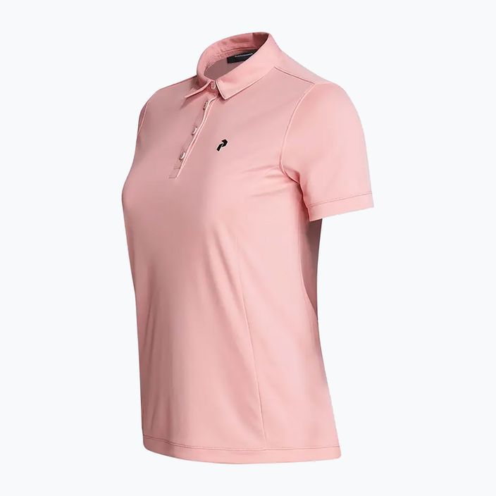 Női golf póló Peak Performance Alta rózsaszín G77182100 2
