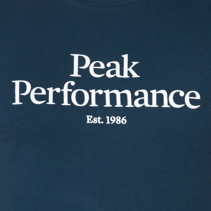 Férfi trekking póló Peak Performance Original Tee 2Z8 tengerészkék G77266180 4