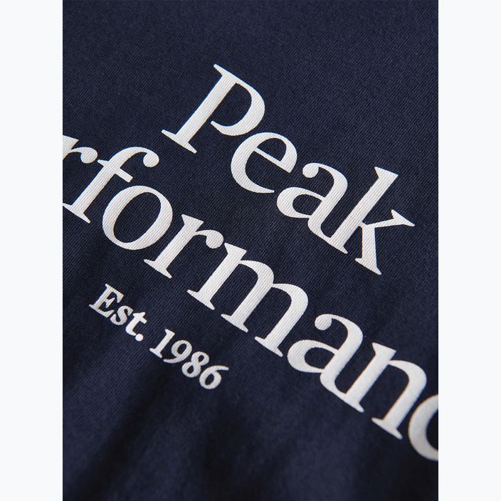 Női trekking póló Peak Performance Original Tee 2N3 tengerészkék G77280020 8