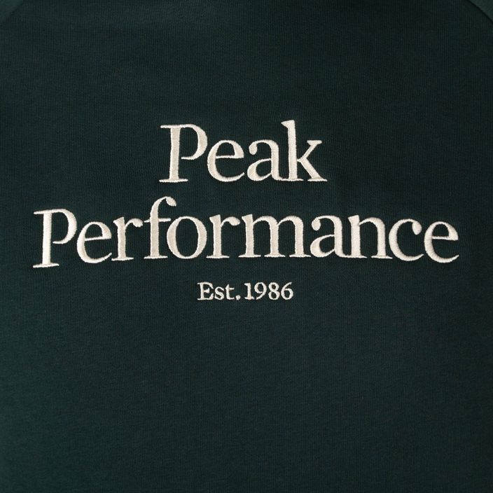 Férfi Peak Performance Original Hood trekking pulóver zöld G77756250 4