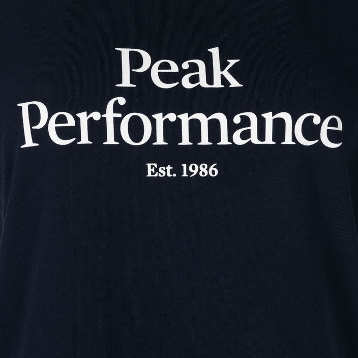 Női trekking póló Peak Performance Original Tee tengerészkék G77700020 3