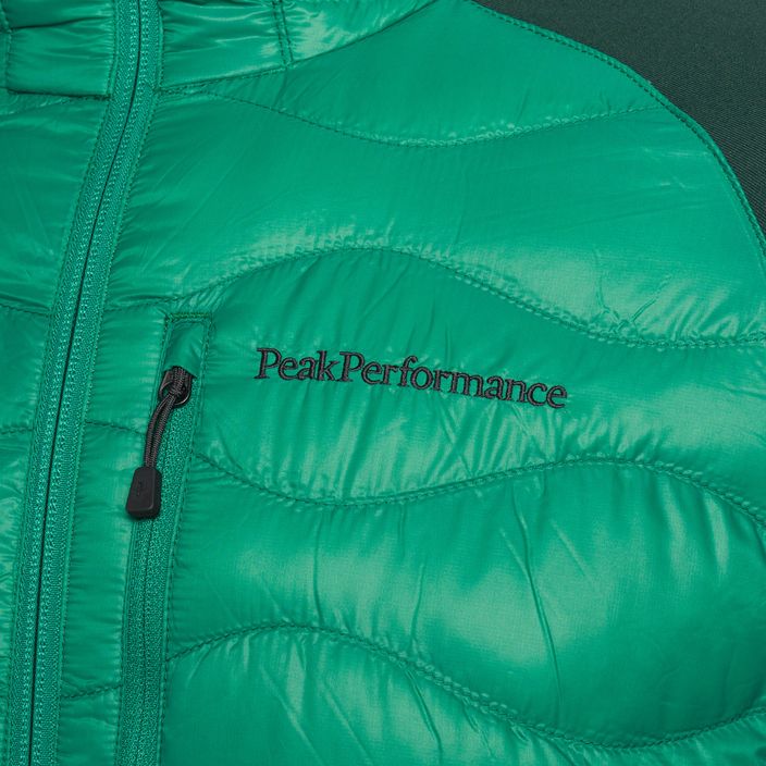 Férfi Peak Performance Helium Down hibrid kapucnis dzseki zöld G77855130 3