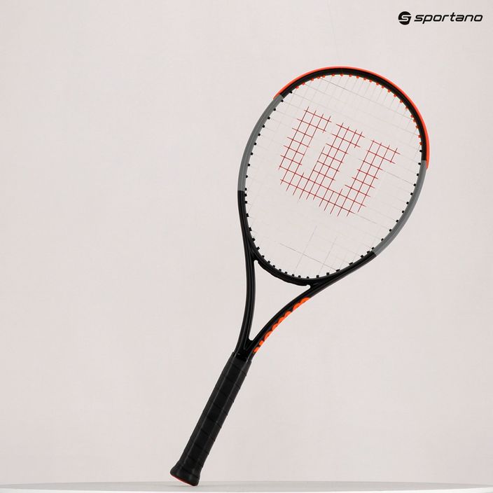 Wilson Burn 100Ls V4.0 teniszütő fekete és narancssárga WR044910U 8
