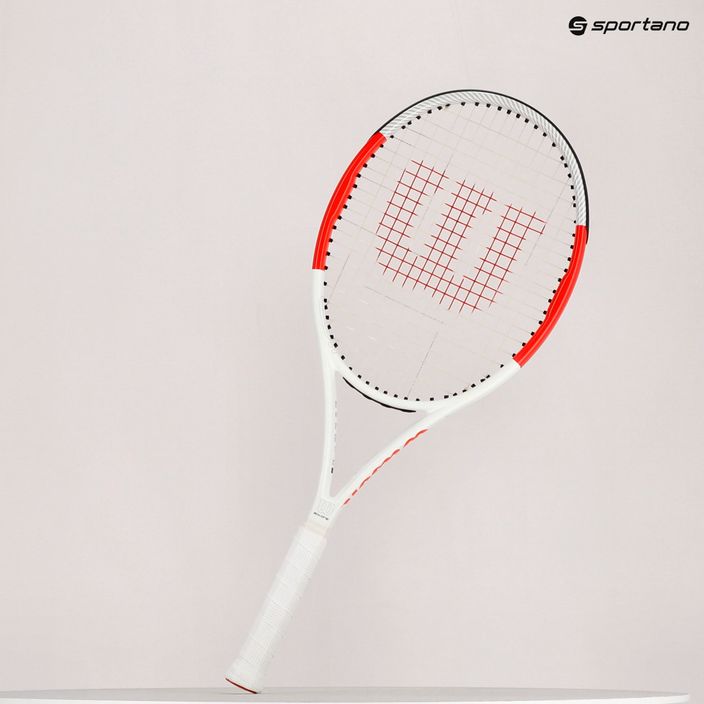 Wilson Six.One Lite 102 CVR teniszütő piros és fehér WRT73660U 8
