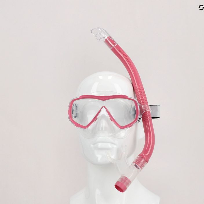 Cressi Estrella Jr gyermek snorkel szett + Top maszk + snorkel rózsaszín DM350040 3