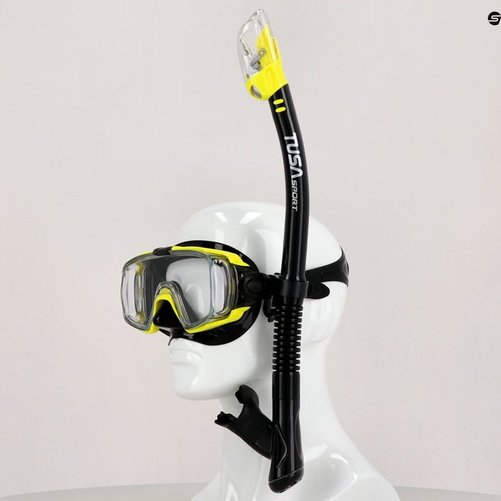 TUSA maszk + snorkel szett sárga UC-3125 8