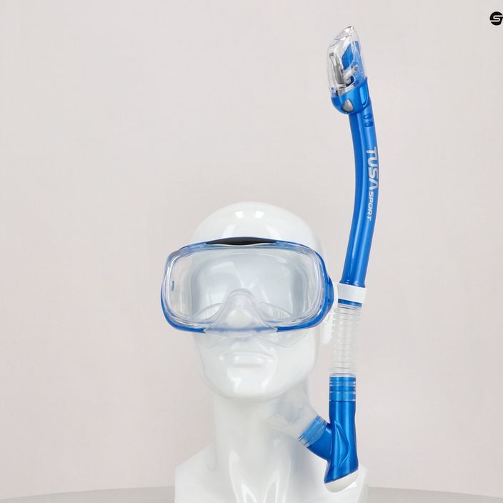TUSA maszk + snorkel szett kék UC 3325P 8