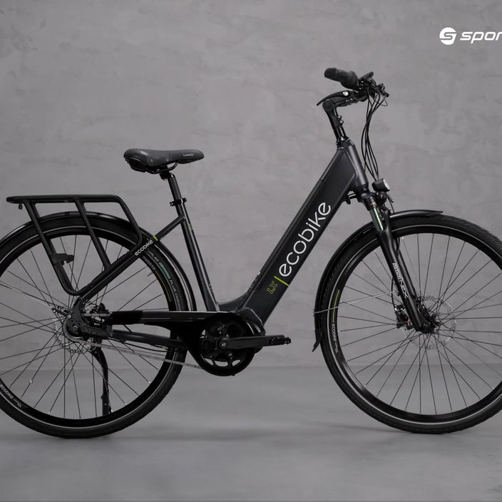 Elektromos kerékpár Ecobike LX 14Ah LG fekete 1010304 14