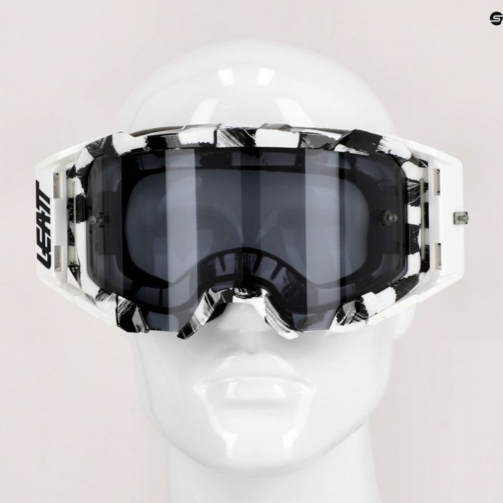Leatt Velocity 5.5 fehér és fekete kerékpáros szemüveg 8022010350 9