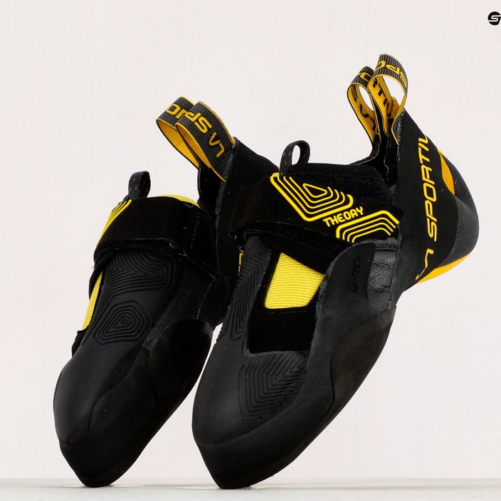 La Sportiva Theory férfi mászócipő fekete/sárga 20W999100_38 9