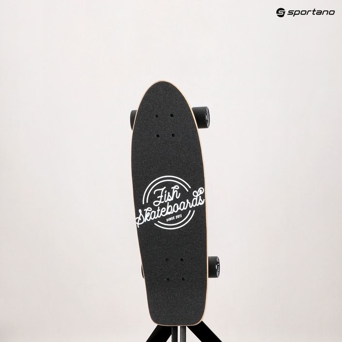 Fish Skateboards Alaia cruiser gördeszka fekete CR-ALA-SIL-BLA 9