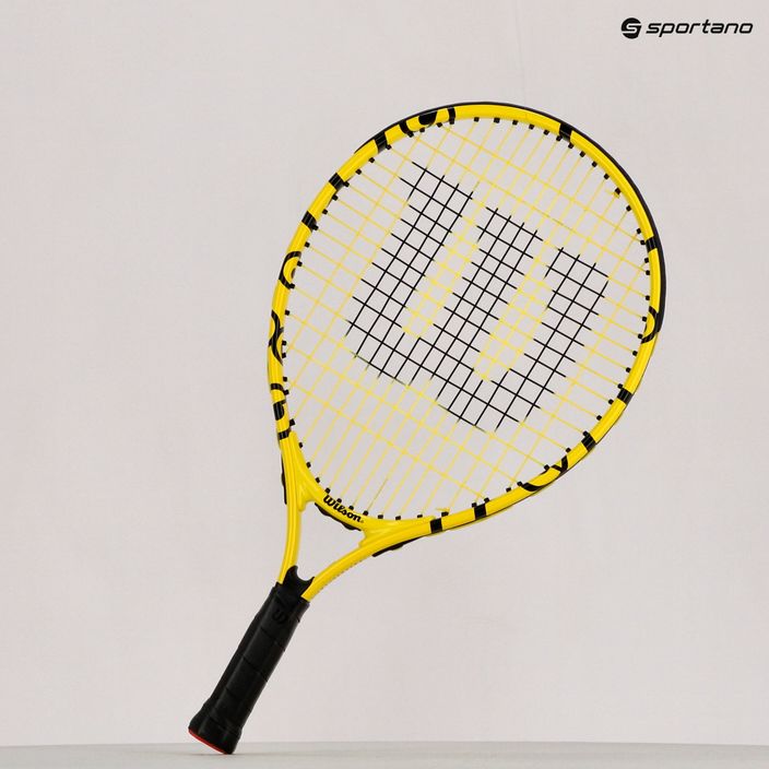 Gyermek teniszütő Wilson Minions Jr 19 sárga-fekete WR068910H+ 8