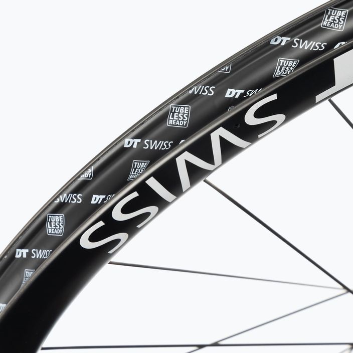 DT Swiss ERC 1400 DI 700C CL 45 12/100 karbon fekete első kerékpár kerék WERC140AIDXCA18229 3