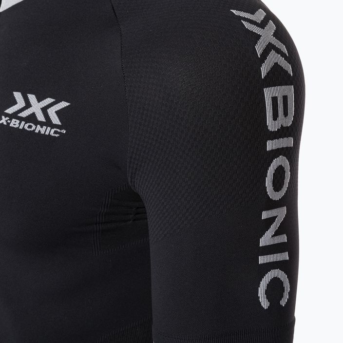 Férfi X-Bionic Invent Regulator Regulator kerékpáros verseny cipzár fekete RT-BT00S19M-B002 3