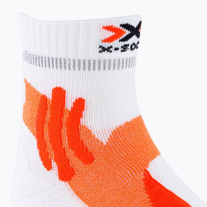 Férfi futózokni X-Socks Marathon 4.0 U narancssárga és fehér RS11S19U-W017 3